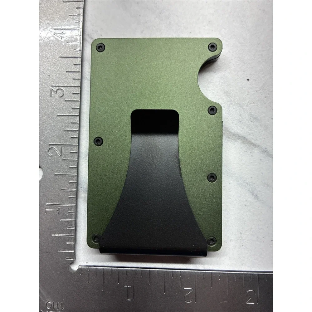 Metal Slim Don't Tread On Me Logo RFID Blocking Wallet
